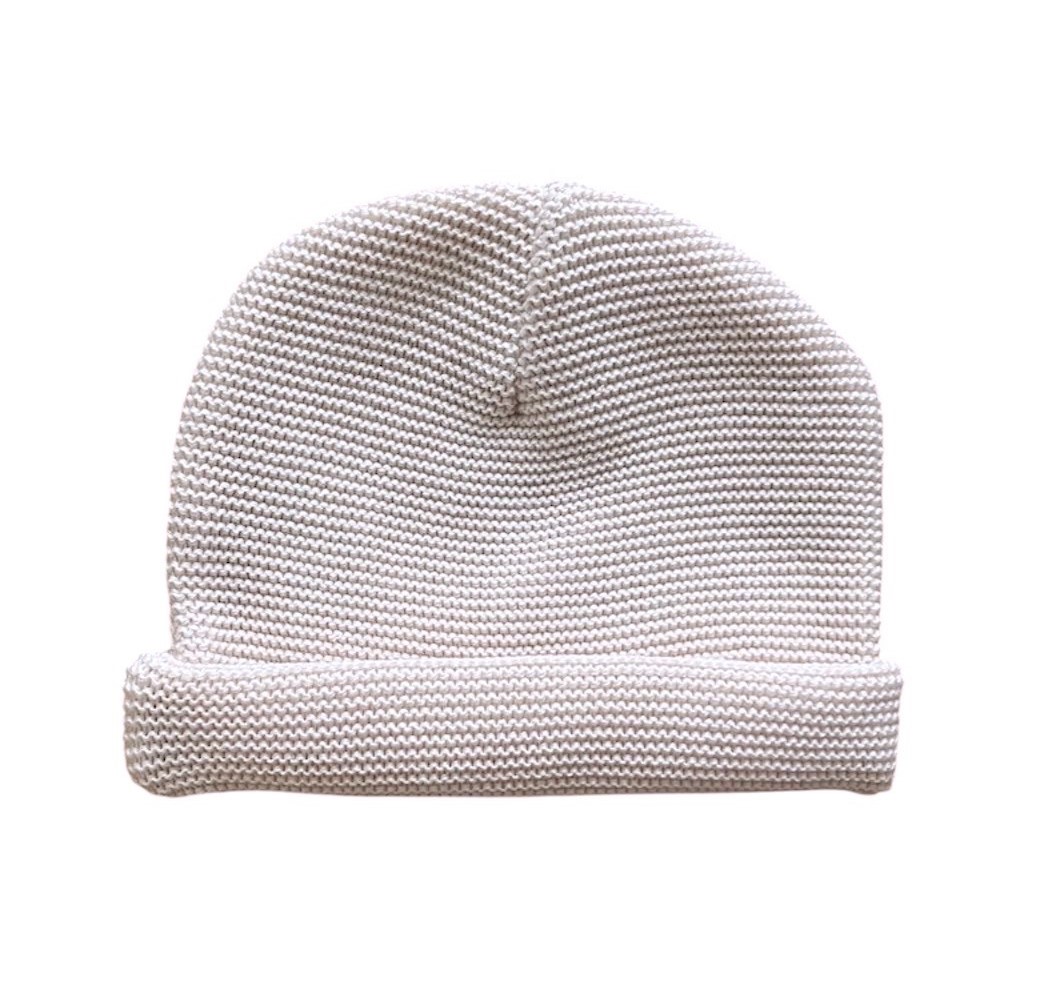 Mütze in 802 beige aus 100% feinster Baumwolle