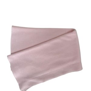 Strickdecke in 402 rosa aus 100% feinster Baumwolle