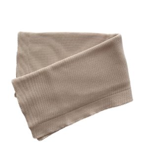 Strickdecke in 802 beige aus 100% feinster Baumwolle