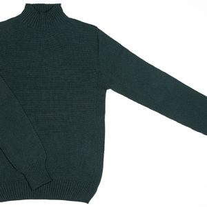 Pullover in Tannengrün aus 100% feinster Merinowolle
